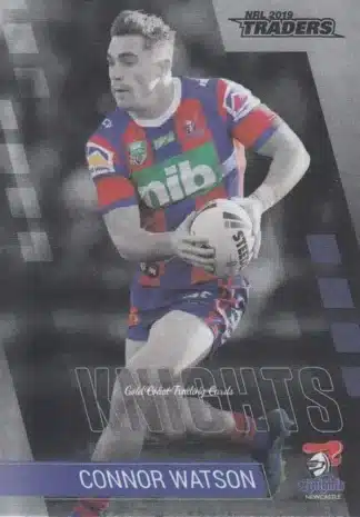 2019 NRL Traders Platinum Parallels - PS080 Connor Watson Newcastle Knights