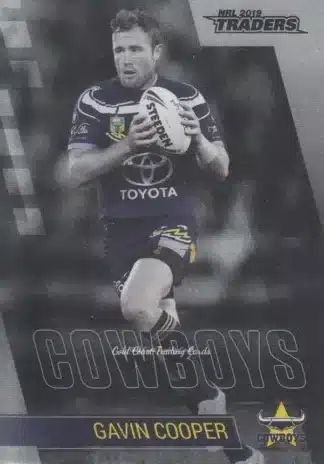2019 NRL Traders Platinum Parallels - PS082 Gavin Cooper North Qld Cowboys
