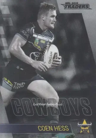 2019 NRL Traders Platinum Parallels - PS085 Coen Hess North Qld Cowboys