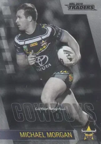 2019 NRL Traders Platinum Parallels - PS088 Michael Morgan North Qld Cowboys