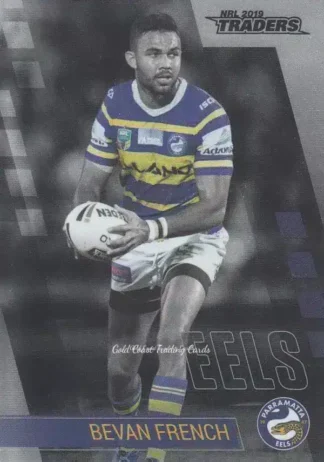 2019 NRL Traders Platinum Parallels - PS094 Bevan French Parramatta Eels