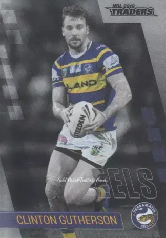 2019 NRL Traders Platinum Parallels - PS095 Clinton Gutherson Parramatta Eels
