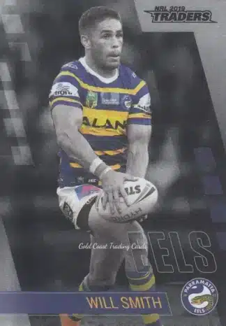 2019 NRL Traders Platinum Parallels - PS099 Will Smith Parramatta Eels