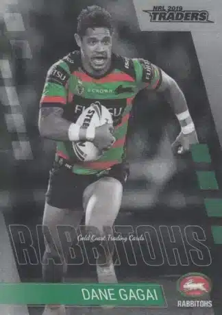 2019 NRL Traders Platinum Parallels - PS116 Dane Gagai South Sydney Rabbitohs