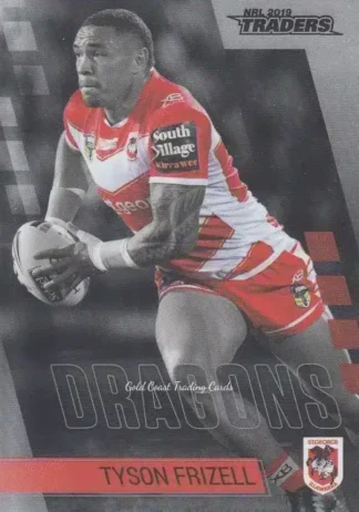 2019 NRL Traders Platinum Parallels - PS124 Tyson Frizell St George Dragons