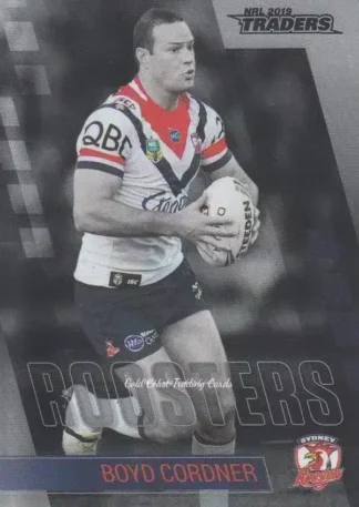 2019 NRL Traders Platinum Parallels - PS132 Boyd Cordner Sydney Roosters