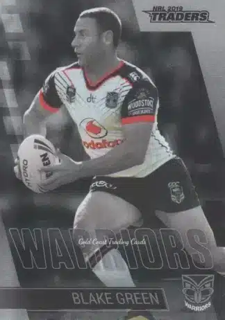 2019 NRL Traders Platinum Parallels - PS146 Blake Green Warriors