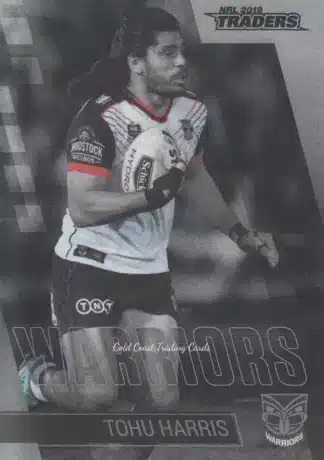 2019 NRL Traders Platinum Parallels - PS147 Tohu Harris Warriors