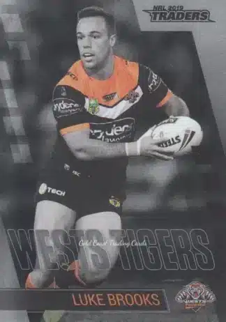 2019 NRL Traders Platinum Parallels - PS152 Luke Brooks Wests Tigers