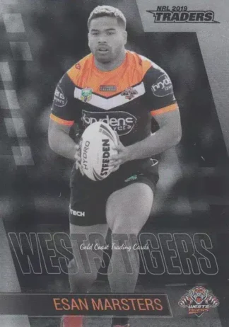 2019 NRL Traders Platinum Parallels - PS154 Esan Marsters Wests Tigers