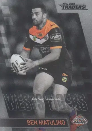 2019 NRL Traders Platinum Parallels - PS155 Ben Matulino Wests Tigers