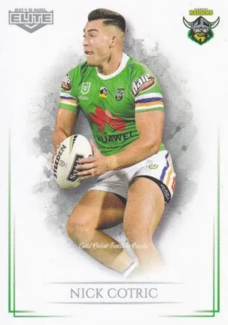 2019 NRL Elite Common Card - Base 011 Nick Cotric Canberra Raiders