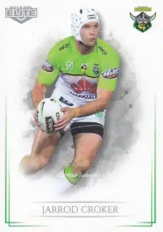2019 NRL Elite Common Card - Base 012 Jarrod Croker Canberra Raiders