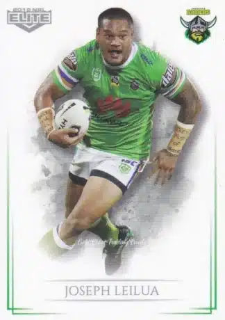 2019 NRL Elite Common Card - Base 014 Joseph Leilua Canberra Raiders