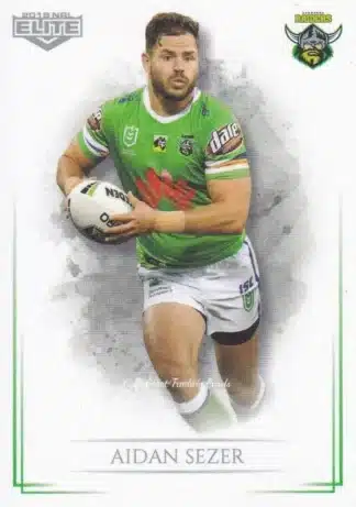 2019 NRL Elite Common Card - Base 017 Aidan Sezer Canberra Raiders