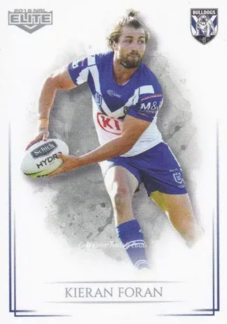 2019 NRL Elite Common Card - Base 020 Kieran Foran Canterbury Bulldogs