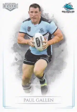 2019 NRL Elite Common Card - Base 031 Paul Gallen Cronulla Sharks
