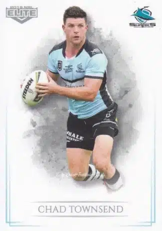 2019 NRL Elite Common Card - Base 035 Chad Townsend Cronulla Sharks