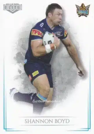 2019 NRL Elite Common Card - Base 039 Shannon Boyd Gold Coast Titans