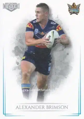 2019 NRL Elite Common Card - Base 040 Alexander Brimson Gold Coast Titans