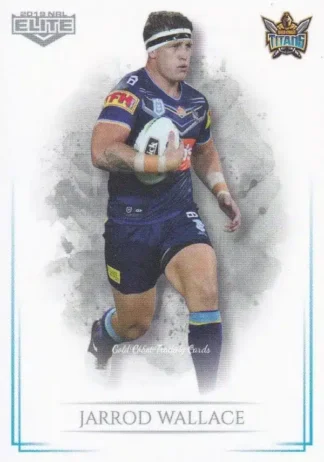 2019 NRL Elite Common Card - Base 045 Jarrod Wallace Gold Coast Titans
