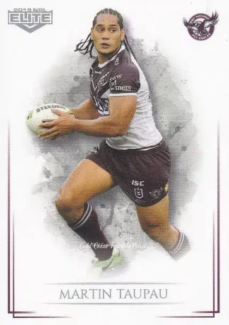 2019 NRL Elite Common Card - Base 051 Martin Taupau Manly Sea Eagles