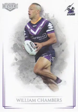 2019 NRL Elite Common Card - Base 057 Will Chambers Melbourne Storm
