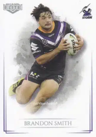 2019 NRL Elite Common Card - Base 061 Brandon Smith Melbourne Storm