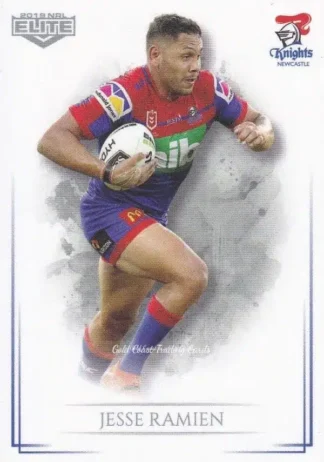 2019 NRL Elite Common Card - Base 071 Jesse Ramien Newcastle Knights