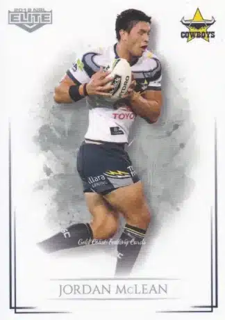 2019 NRL Elite Common Card - Base 078 Jordan McLean North Qld Cowboys