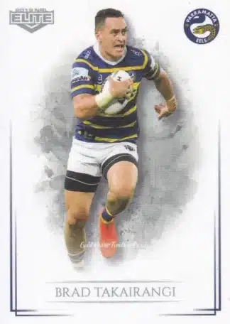 2019 NRL Elite Common Card - Base 090 Brad Takairangi Parramatta Eels