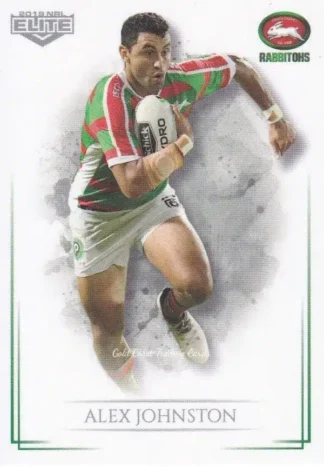 2019 NRL Elite Common Card - Base 105 Alex Johnston South Sydney Rabbitohs