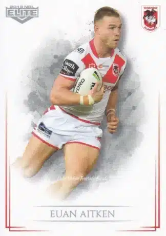2019 NRL Elite Common Card - Base 110 Euan Aitken St George Dragons