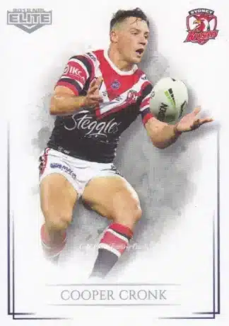2019 NRL Elite Common Card - Base 121 Cooper Cronk Sydney Roosters