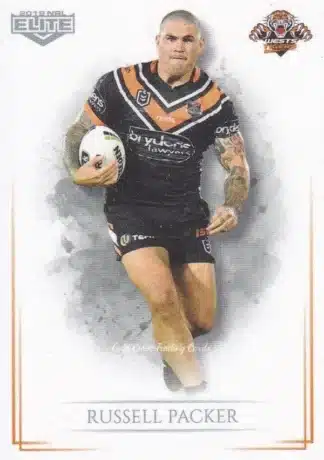 2019 NRL Elite Common Card - Base 143 Russell Packer Wests Tigers