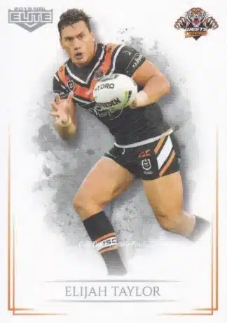 2019 NRL Elite Common Card - Base 144 Elijah Taylor Wests Tigers