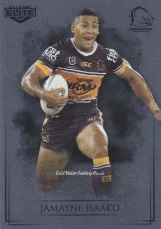 2019 NRL Elite Silver Specials - SS004 Jamayne Isaako Brisbane Broncos