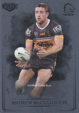 2019 NRL Elite Silver Specials - SS005 Andrew McCullough Brisbane Broncos