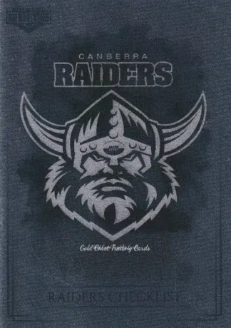 2019 NRL Elite Silver Specials - SS010 Logo Checklist Canberra Raiders