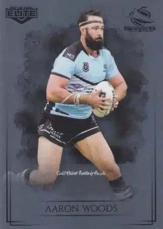 2019 NRL Elite Silver Specials - SS036 Aaron Woods Cronulla Sharks