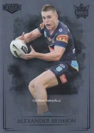 2019 NRL Elite Silver Specials - SS040 Alexander Brimson Gold Coast Titans