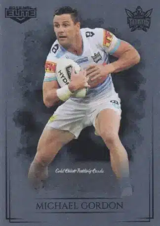 2019 NRL Elite Silver Specials - SS041 Michael Gordon Gold Coast Titans