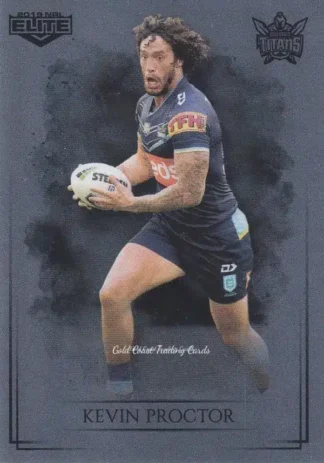 2019 NRL Elite Silver Specials - SS044 Kevin Proctor Gold Coast Titans