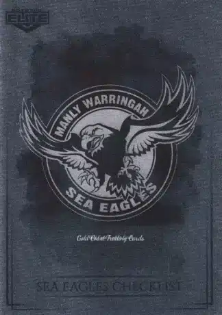 2019 NRL Elite Silver Specials - SS046 Logo Checklist Manly Sea Eagles
