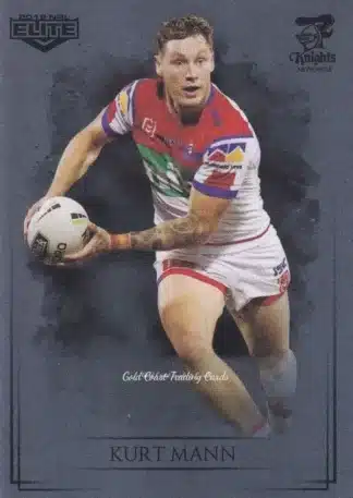 2019 NRL Elite Silver Specials - SS068 Kurt Mann Newcastle Knights