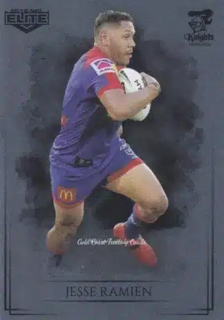 2019 NRL Elite Silver Specials - SS071 Jesse Ramien Newcastle Knights