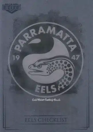 2019 NRL Elite Silver Specials - SS082 Logo Checklist Parramatta Eels