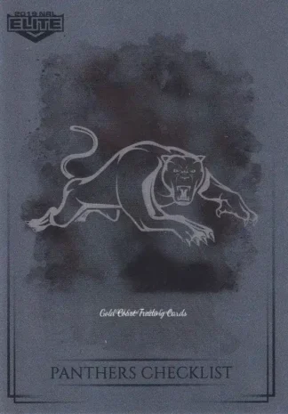 2019 NRL Elite Silver Specials - SS091 Logo Checklist Penrith Panthers