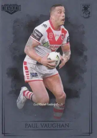 2019 NRL Elite Silver Specials - SS116 Paul Vaughan St George Dragons