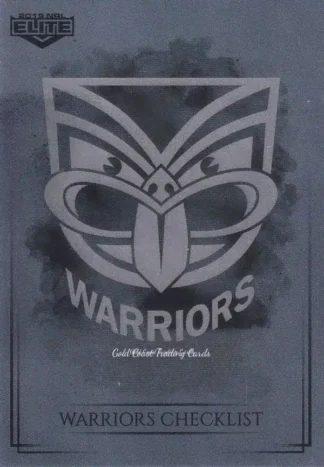 2019 NRL Elite Silver Specials - SS127 Logo Checklist Warriors